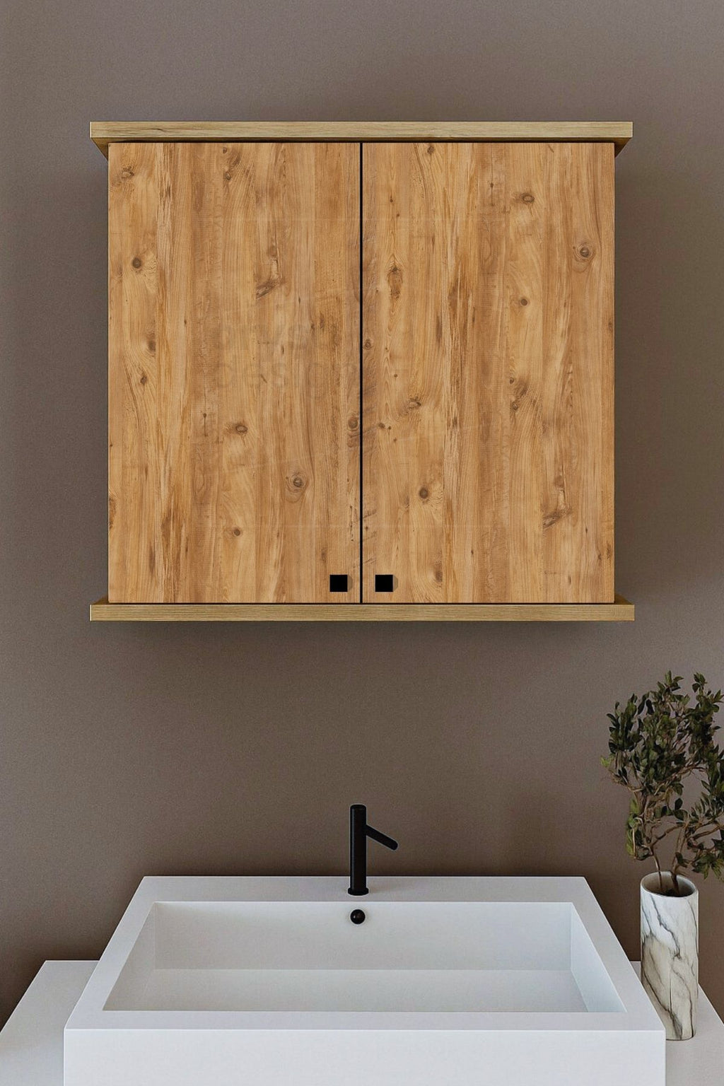 BD-1 Aynasız Banyo Dolabı, Duvar Dolabı - Atlantik Çam