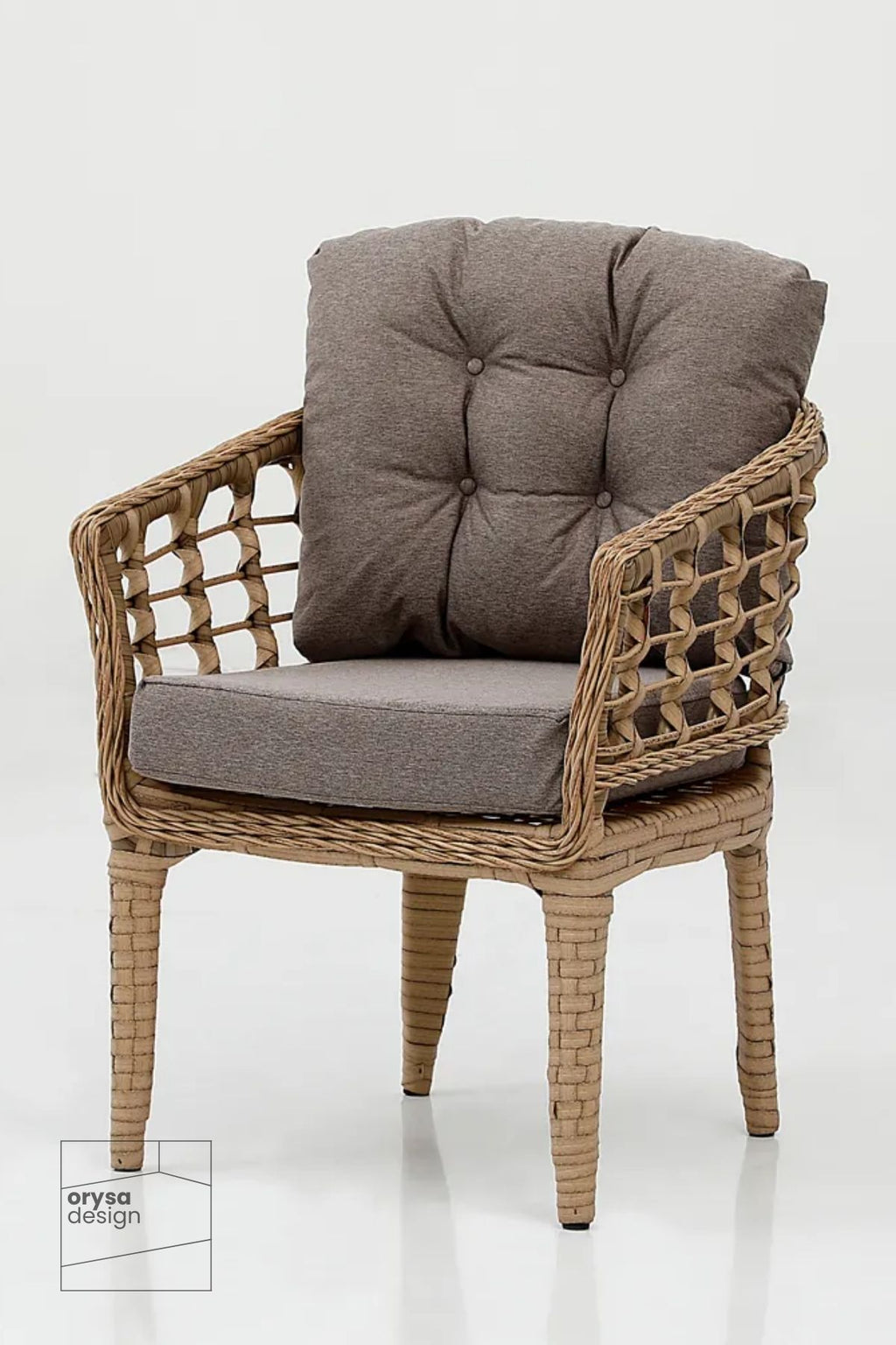 BT-2 Rattan 2+1+1+S Bahçe, Balkon Takımı - Kahverengi