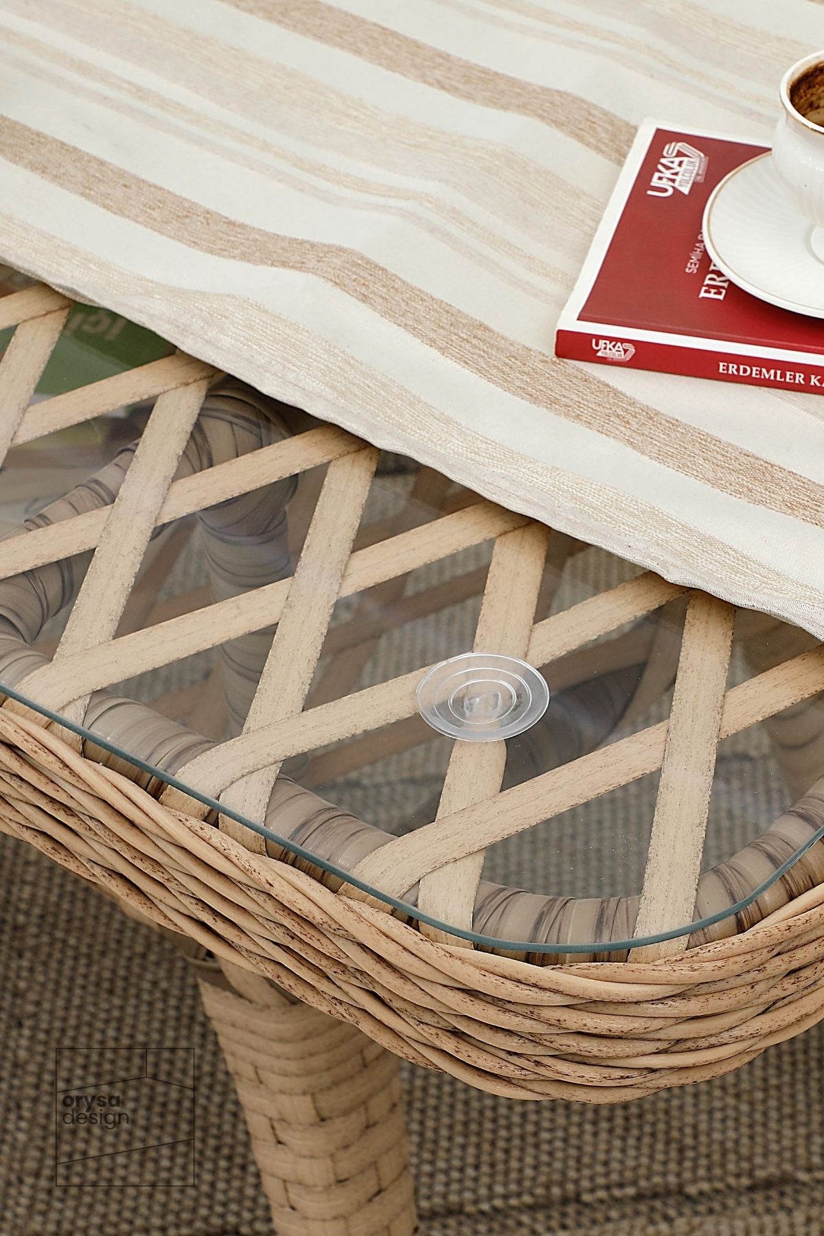 BT-2 Rattan 2+1+1+S Bahçe, Balkon Takımı - Kahverengi