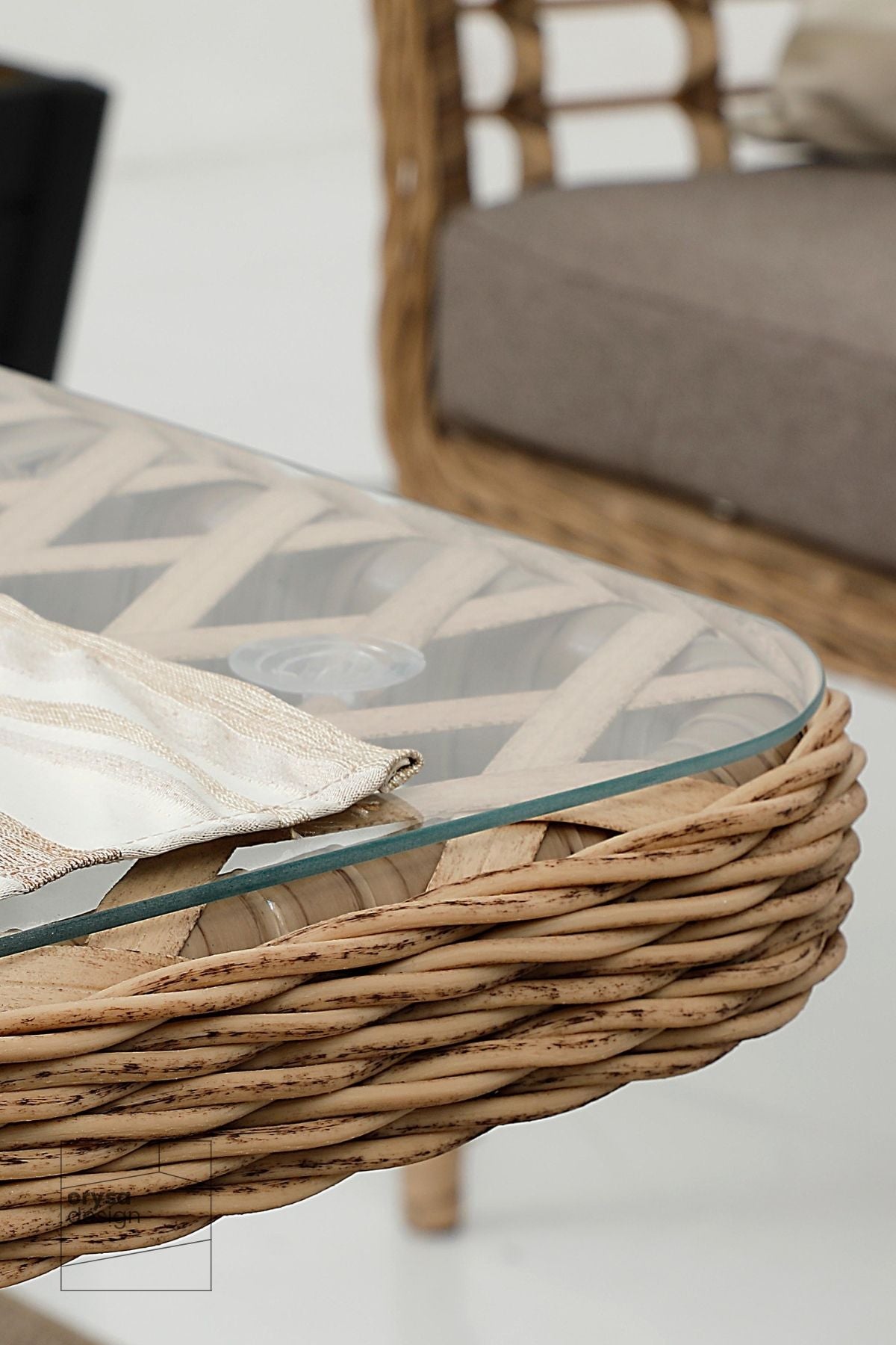 BT-2 Rattan 2+1+1+S Bahçe, Balkon Takımı - Kahverengi